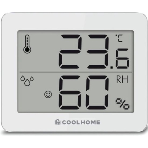 CoolHome HM 2101 - Thermometer -  Hygrometer - Thermo/Hygrometer - Wit Design