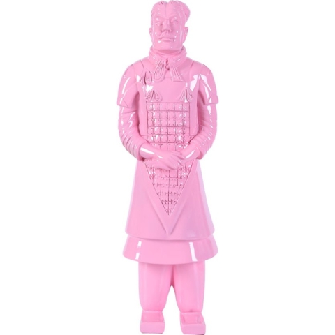 Fine Asianliving Terracotta Beeld Generaal Roze B17xD15xH48cm