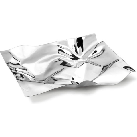 Georg Jensen Schaal Panton 17,6 X 14,7 Cm Rvs Zilver