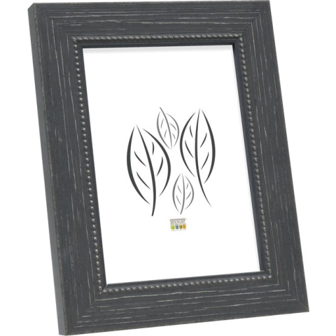 Deknudt Frames fotolijst S46KF2 - zwart - parelbiesje - foto 24x30 cm