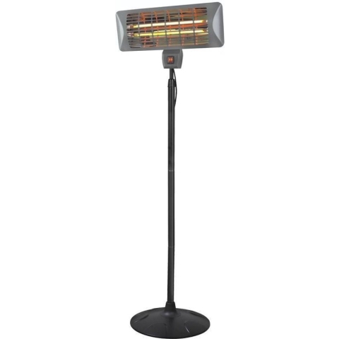 Eurom - Q-time 2000S - Terrasverwarmer - Terrasverwarmer elektrisch - Metaal - Zwart