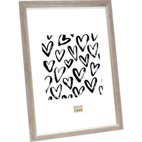 Deknudt Frames fotolijst S46AF3 - beige schilderlook - biesje - 30x45