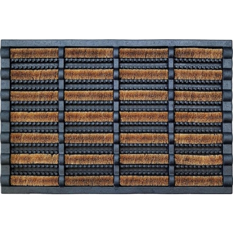 Deurmat - Buitenmat - Borstelmat - dirtstopper - 60 x 40 cm - Bruin