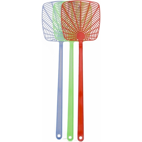 Benson Vliegenmepper - Rood / Groen / Blauw - 3 stuks