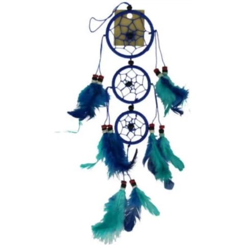 Dromenvanger Blauw & Turquoise 6cm - 3 ringen