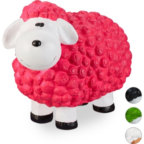 Relaxdays tuinbeeld schaap - tuindecoratie - balkon decoratie - dierenbeeld - terras