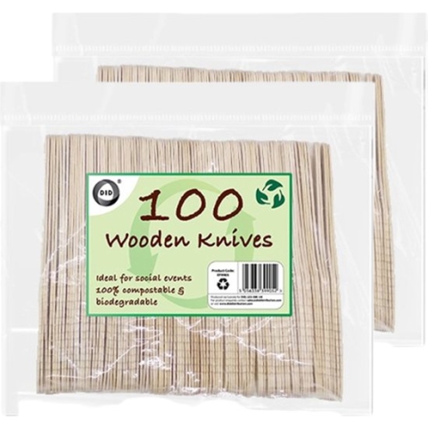 DID Wegwerp messen duurzaam hout - 200x - biologisch afbreekbaar