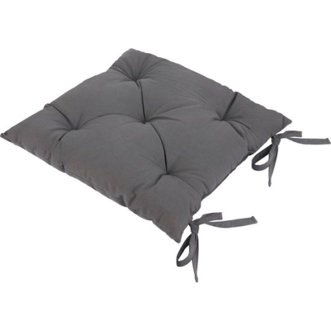 Livarno home Zitkussen 40x40cm grijs 2 stuks