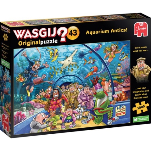 Wasgij Original Puzzel 43 - Aquarium Antics! - 1000 stukjes