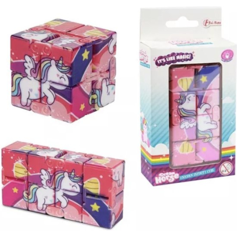 Puzzelkubus - infinity cube - eenhoorn - vanaf 3 jaar - Kerstcadeau Sinterklaas schoencadeautje