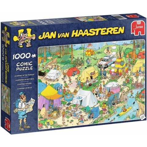 Jan van Haasteren Kamperen in het Bos puzzel - 1000 stukjes