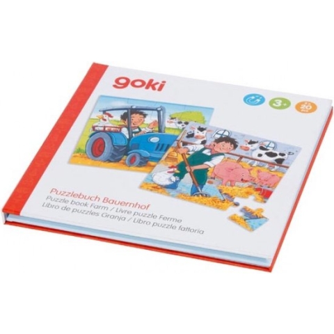 Magnetisch Puzzelboek Boerderij 2 x 20st