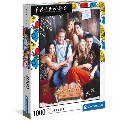 Clementoni Puzzel Friends 28 X 37 Cm Karton 1000 Stukjes
