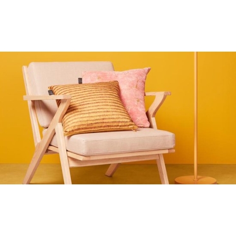KAAT Toba sierkussen - Yellow - 43x43