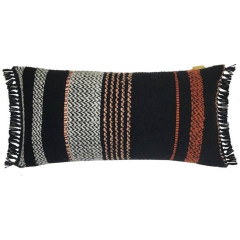 Sierkussen - Multicolor Black Cushion
