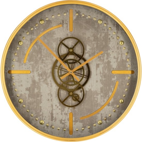 Raderklok concrete gold