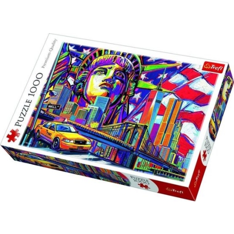 Colours of New York - 1000 stukjes puzzel - Trefl
