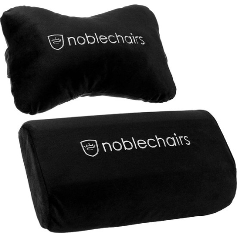 Noblechairs Kussenset nek- en lendensteun voor Epic, Icon, Hero gamestoel zwart/wit