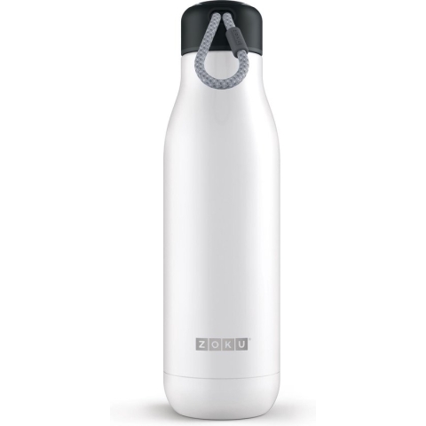 Zoku Hydration Drinkbeker - RVS - 750 ml - Wit