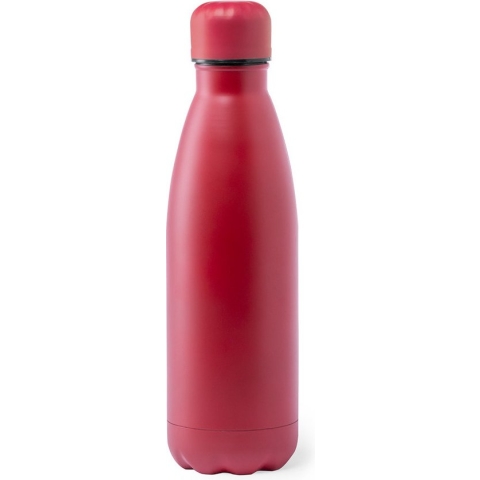RVS waterfles/drinkfles rood met schroefdop 790 ml - Sportfles - Bidon