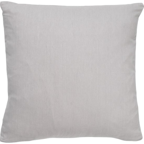 Dutch Decor JAMES - Sierkussen 45x45 cm - duurzaam katoen - effen kleur - Micro Chip - lichtgrijs - Inclusief binnenkussen