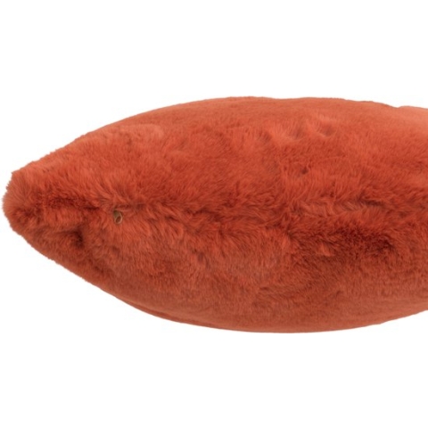 J-Line Cutie Sierkussen – Kussen Woonaccessoires – Polyester – 45x45 cm – Oranje