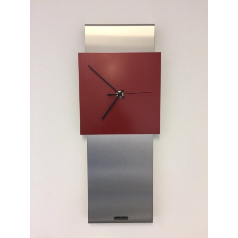 Wandklok ChantalBrando JADA RED modern design