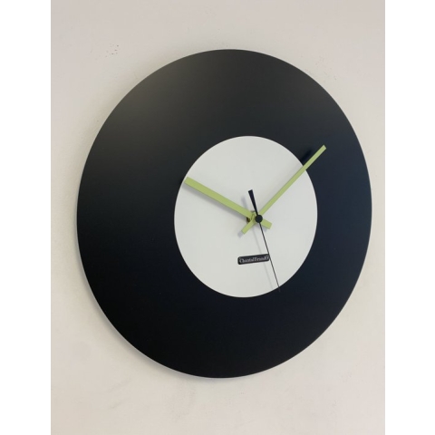 Wandklok ChantalBrandO MISTRAL BLACK & WHITE -- MODERN DESIGN --