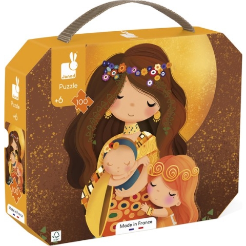 Janod Kofferpuzzel 100st | Klimt