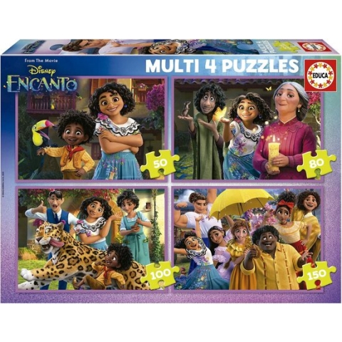 Set van 4 Puzzels Educa Disney