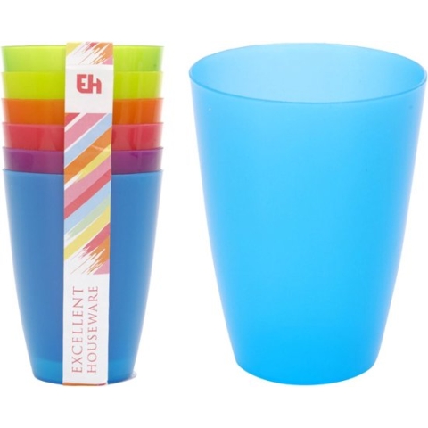 Pro Garden Bekerset Pp Confetti Junior 10 Cm 6-delig
