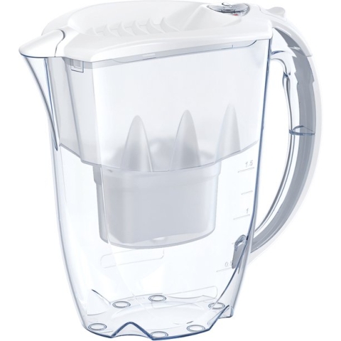 Aquaphor Waterfilterkan Amethyst White met 3 wisselpatronen B25