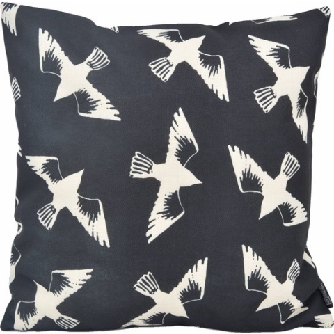 Sierkussen Black Birds | 45 x 45 cm | Katoen/Linnen
