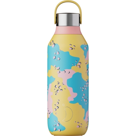Chillys Series 2 - Drinkfles - Thermosfles - 500ml - Camo Yellow