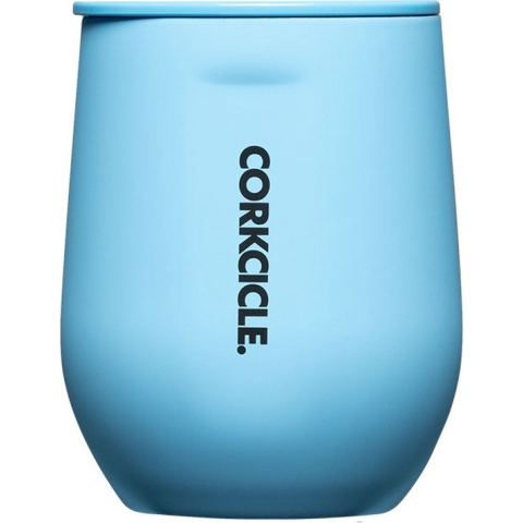 Corkcicle Stemless Cup 335ml-Santorini- Thermosbeker voor Wijn/Koffie 355ml 12oz- Roestvrijstaal