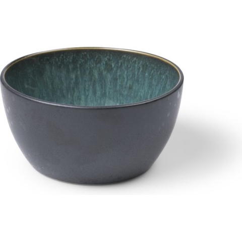 Bitz - Bowl d14cm black/green Stoneware