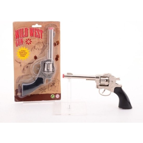 Cowboy pistool met 8 shots klein
