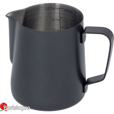 BaristaPro Melkopschuimkan - Zwart - 400ml