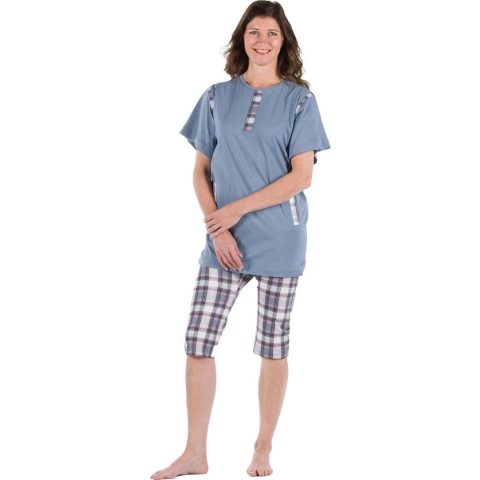 Dames dessin hansop | Ritssluiting | Pyjama | Topkwaliteit | Grijs | S