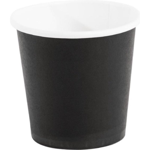 Fiesta Kartonnen Espressobekers 12cl - Zwart ( 50 Stuks )