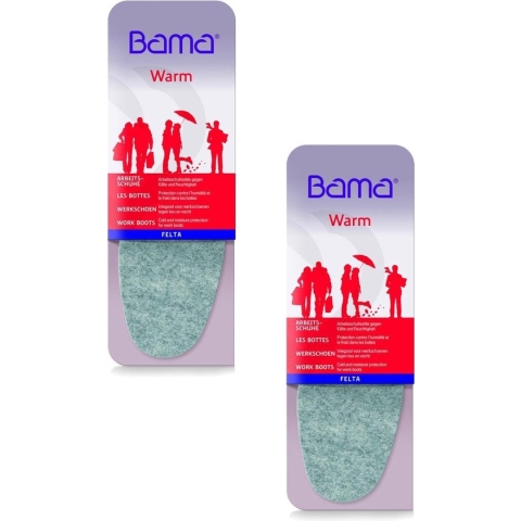 Bama Inlegzool Felta Grijs - Schoenonderhoud - 2 x 36