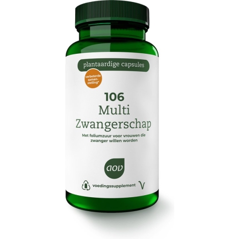 AOV 106 Multi Zwangerschap - 60 vegacaps - Multivitaminen - Voedingssupplement