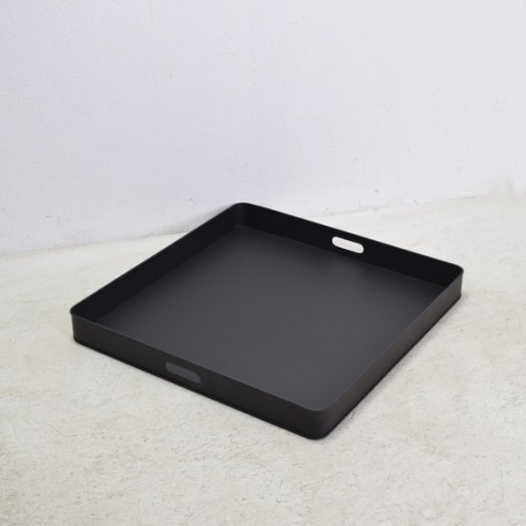 LOFT42 Tray Metalen Dienblad – Zwart – 60 x 60 cm