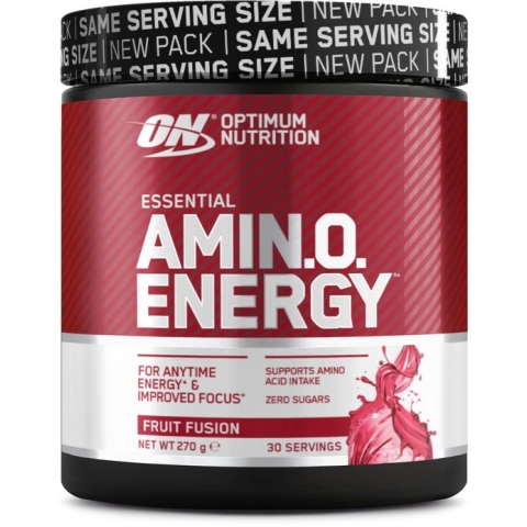 Optimum Nutrition Essential Amino Energy - Fruit Fusion - Pre Workout - BCAA & EAA Aminozuren - 270 gram (30 doseringen)