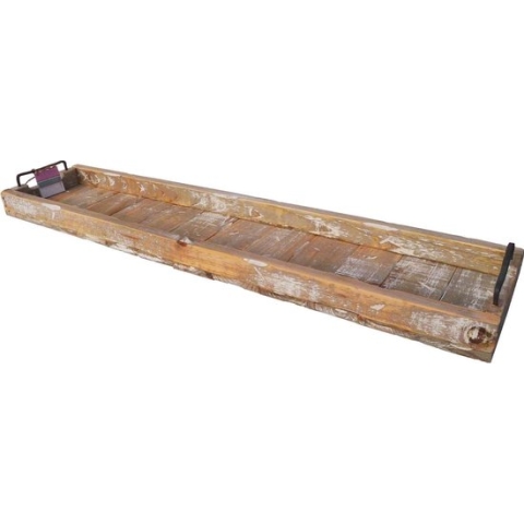Dienblad rechthoek hout – presenteerblad 98 cm | GerichteKeuze