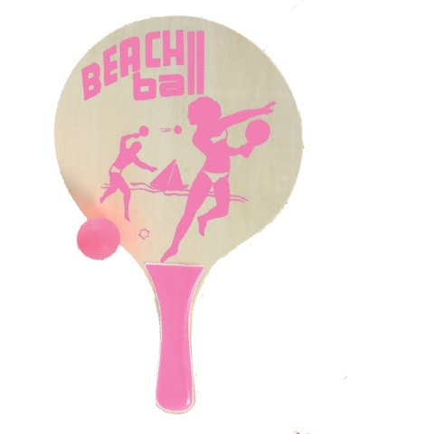Beachball Set Natural | roze
