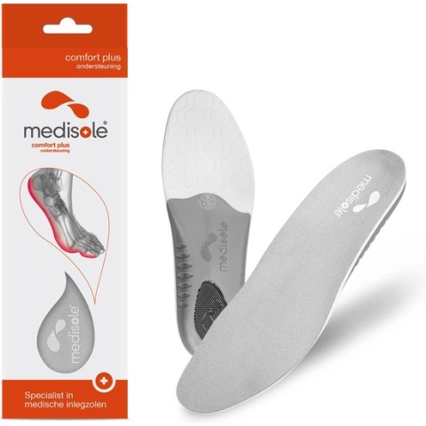 Medische inlegzolen Comfort plus ondersteuning - heren maat 44