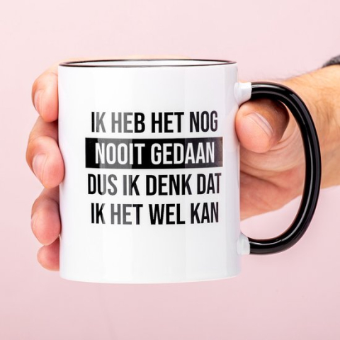 Cadeau Ik Heb Het Nog Nooit Gedaan Mok