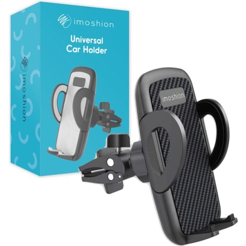 iMoshion Telefoonhouder Auto Ventilatie - GSM Houder - Auto Accessories - Verstelbaar - Universeel - Carbon - Telefoonhouders Auto - Zwart
