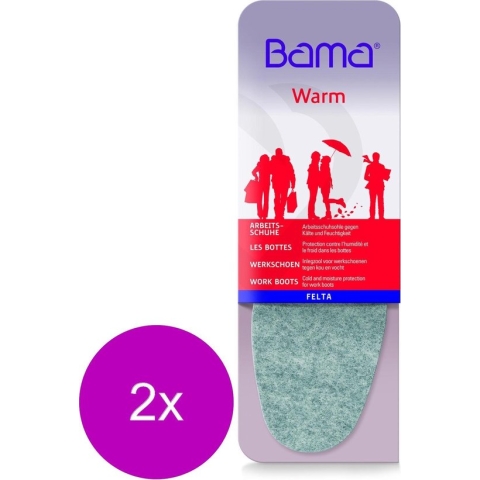Bama Inlegzool Felta Grijs - Schoenonderhoud - 2 x 44